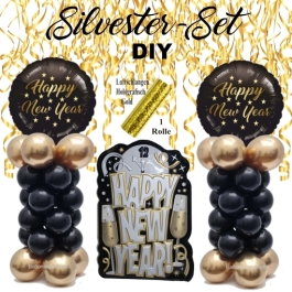 DIY Ballondeko-Set Silvesterparty 17