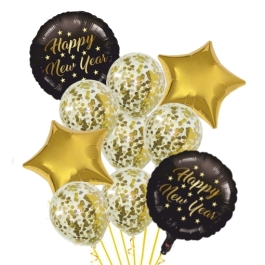 Silvester Luftballons Partyset 27