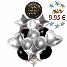 Silvester Luftballons Partyset 11