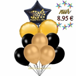 Silvester Luftballons Partyset 15
