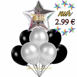 Silvester Luftballons Partyset 20