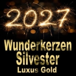 Zahlen-Wunderkerzen Gold Silvester 2027