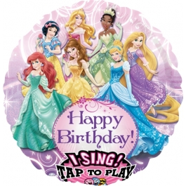Ballon mit Musik, Disney Princess zum Geburtstag