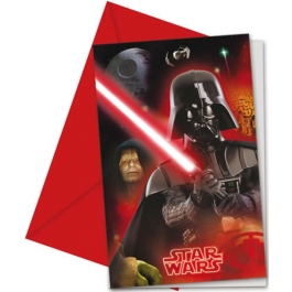 Star Wars Heroes Einladungskarten zum Kindergeburtstag