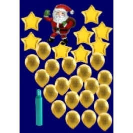 Weihnachten Luftballons, Weihnachtsdekoration, Weihnachts-Midi Set 4