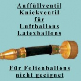 Ballongas Auffüllventil für Luftballons