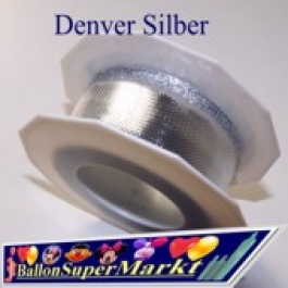 Deko-Zierband Denver, Silber, 1 Rolle