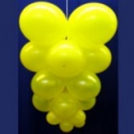 Ballontrauben mit Luftballons 20 Stück Gelb