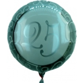 25 Jahre Geburtstag / Jubiläum, Luftballon mit Ballongas