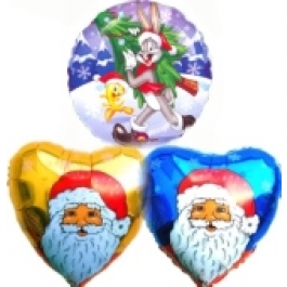 Weihnachtsglückwünsche Nikolaus & Bugs Bunny & Tweety