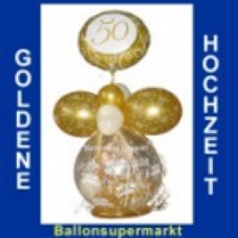 Geschenkballon Goldene Hochzeit