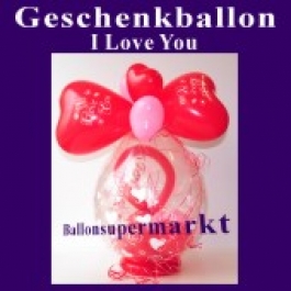 Geschenkballon I Love You