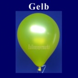 Luftballons Metallic 25 cm Gelb R-O 100 Stück