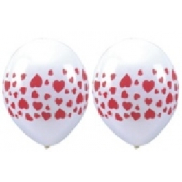 Luftballons "Herzen" 100 Stück