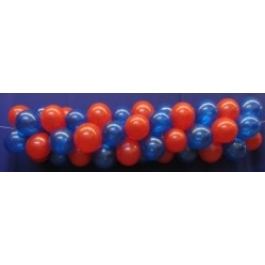 Luftballongirlande Selbstbauset 30 cm Kristallfarben