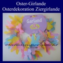 Ostergirlande, Osterdekoration, Ziergirlande zu Ostern