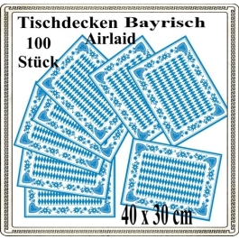 Bayrische Wochen Tisch-Sets, Platzdecken, bayrische Raute