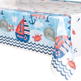 Tischdecke zum 1. Kindergeburtstag, Junge, 1st Birthday Nautical Pappbecher