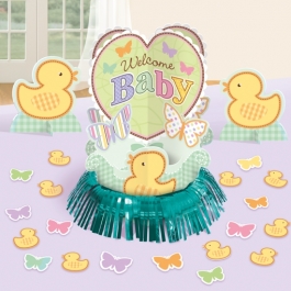 Tischdeko-Set Welcome Baby zur Babyparty und Geburt