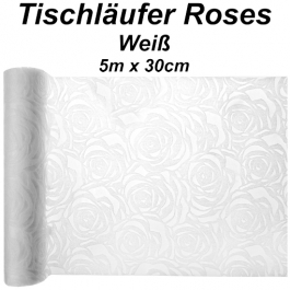 Tischläufer Roses, 3 Meter Rolle