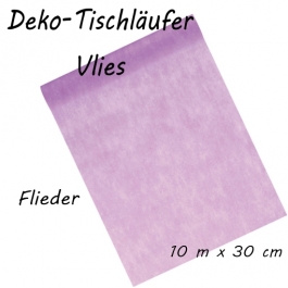 Tischläufer, Tischdecke, Vlies, flieder