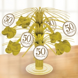 Mini-Tischständer 50 Happy Years zur Goldhochzeit