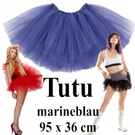 Tutu Tüllrock Marineblau zur Hen Night Party, Junggesellinnenabschied