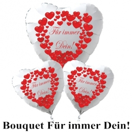 Valentinstag Ballon-Bouquet "Für immer Dein"!