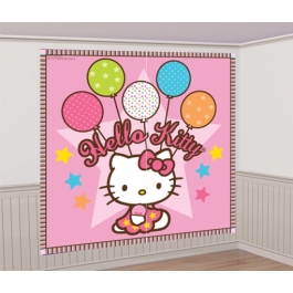 Party-Wanddekoration Hello Kitty