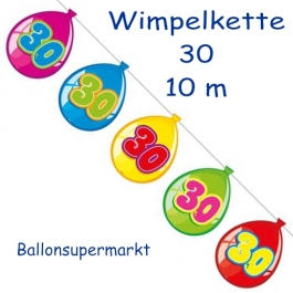 Wimpelgirlande Balloonshape 30