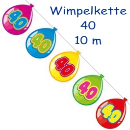 Wimpelgirlande Balloonshape 40