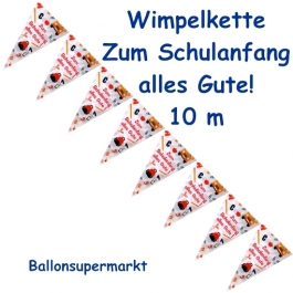 Wimpelkette zum Schulanfang alles Gute!