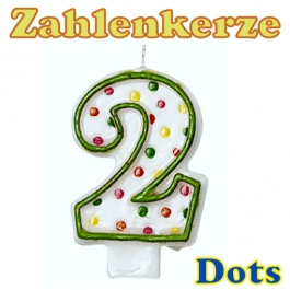 Zahlenkerze 2