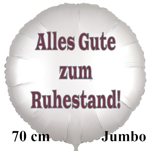 Heliumballon Folienballon Ballon Rente Endlich Rentner Glückwunsch Deko 