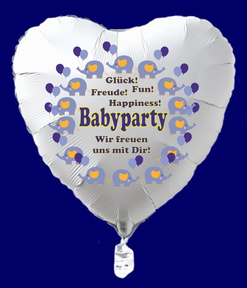 XL Helium Folienballon Bärchen Baby Party Junge Geburt Shower Geschenk 