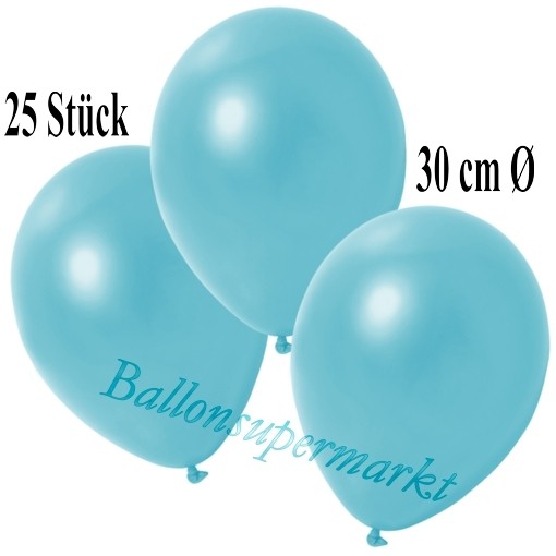 Latex-Luftballons Ø 30cm 10 Stk Zahl "25"  Ballons Geburtstag Jubiläum 