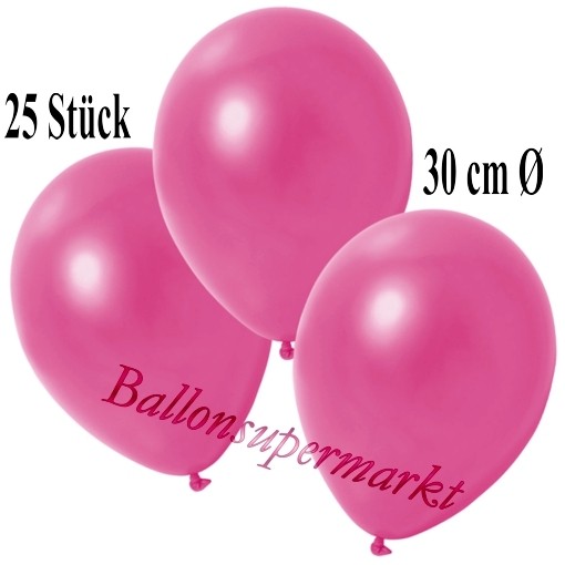Latex-Luftballons Ø 12 cm Pastel rosa 100 Stück Dekoballons Hochzeit Feier 