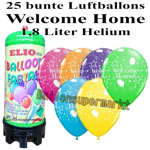 Luftballonpumpe Kunststoff, bunt