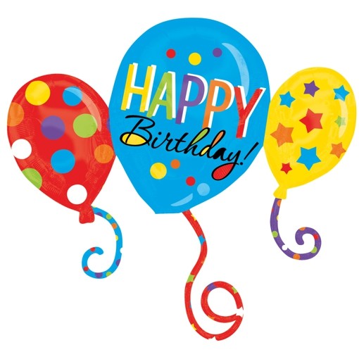 Regenbogen Folienballon 'Happy Birthday' – 36 Zoll (91x70 Cm), Doppelseitig Bedruckt, Selbstverschließend