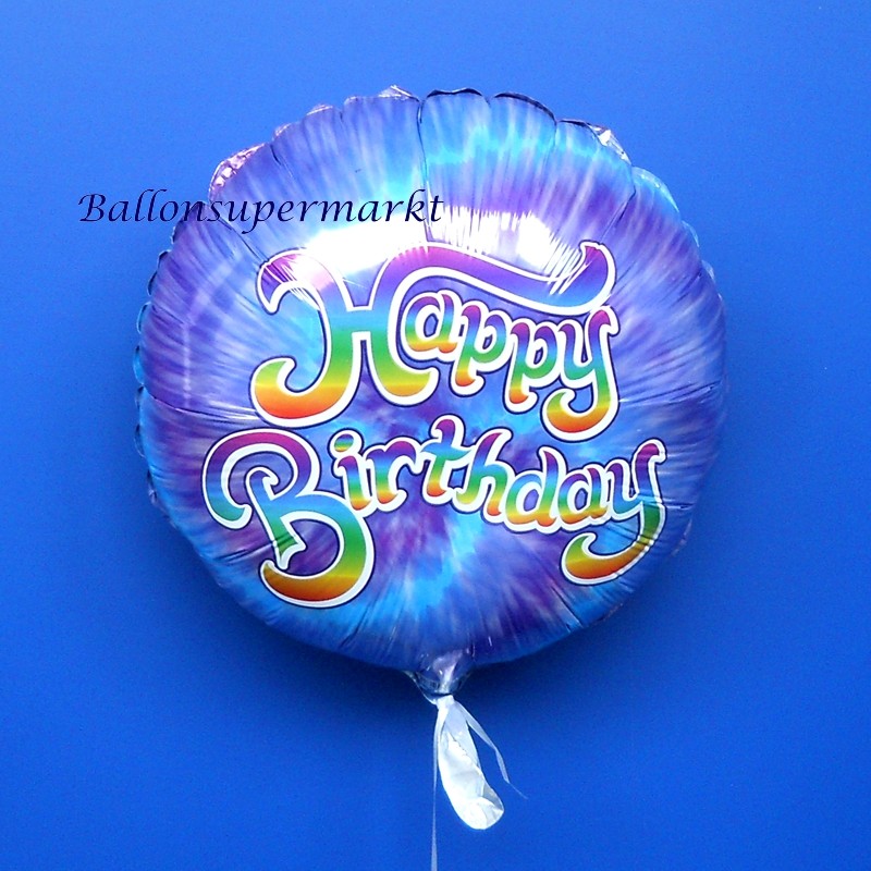 Folien-Luftballon 'Happy 6th Birthday' – 45 Cm Großer Geburtstagsballon Für Die 6. Geburtstagsfeier