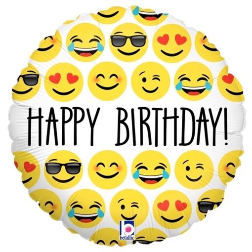 50er Ballons Emoticon Smiley Luftballons Geburtstag Party Einzigartige Dekor DE