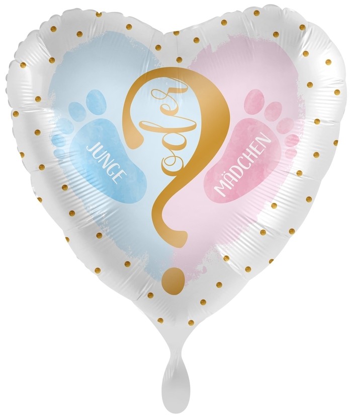 Mikovivi Gender Reveal Anstecknadel - Rosa & Blaue Babyparty Deko