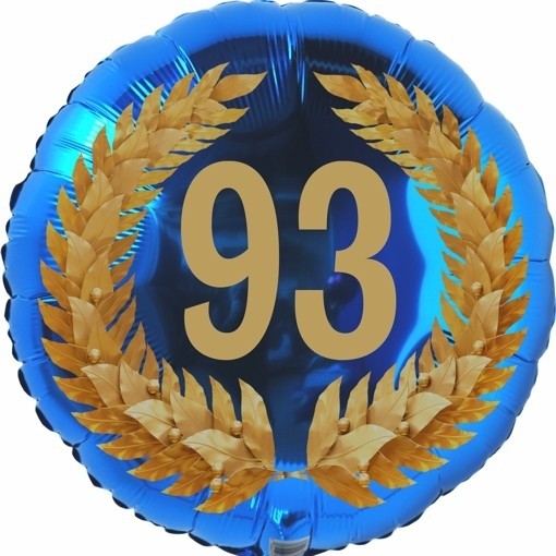Luftballon aus Folie, 93. Geburtstag