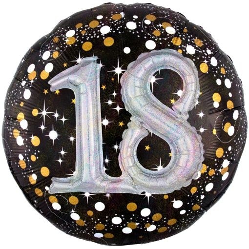 Oaktree UK 18. & 30. Geburtstag Girlande – Holografische Folie, 45,7 Cm, Mehrfarbig Für Partydeko