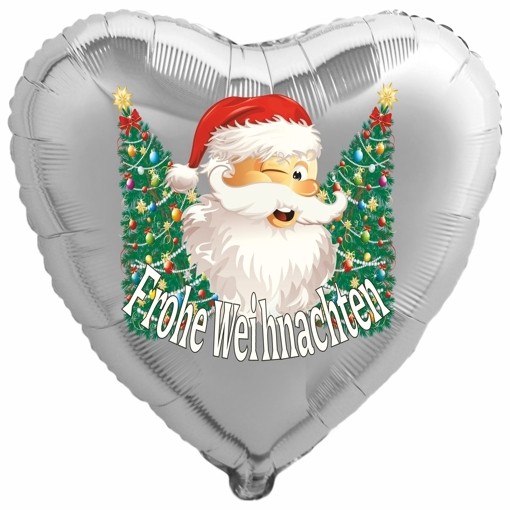Ginger Ray Weihnachts-Konfetti-Ballons „Merry Christmas“ – Silber Mit Glitzer