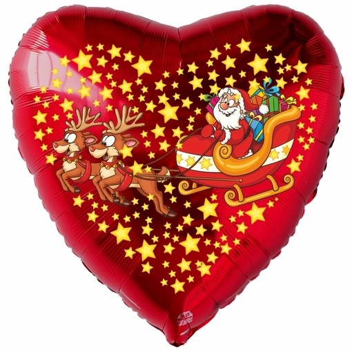 8 Stück Weihnachts-Folienballons – Aluminiumfolie, Mit Weihnachtsmotiven, Für Party-Deko Innen & Außen