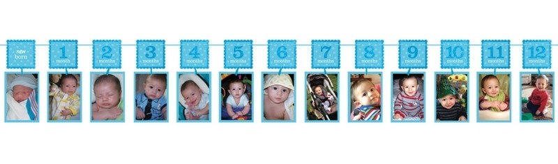 Geburtstag Girlande 230cm - Fotogirlande Zum 18. Mit 150 Konfetti Stück