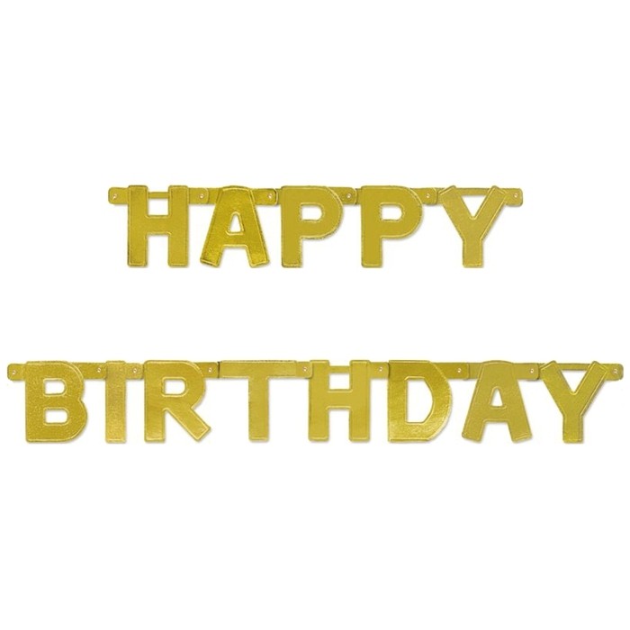 2x Personalisierte Happy Birthday Banner | Mit Beliebigem Namen & Alter | Party-Deko