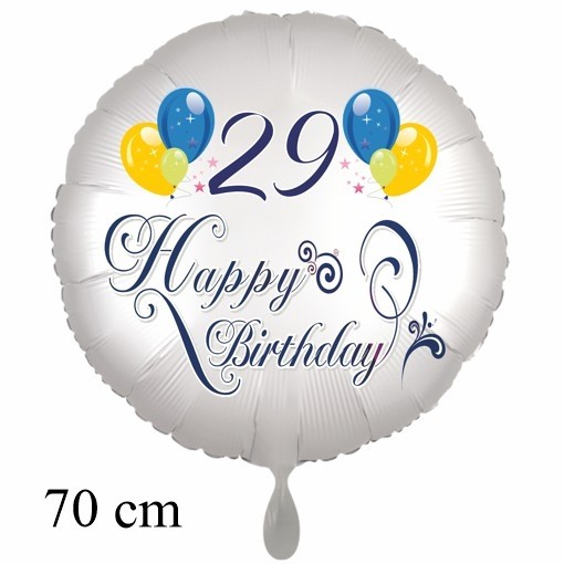 Houhounb 29. Geburtstag Deko-Set – Luftballons, Banner, Krone In Rosarot, Komplett Für Die Party