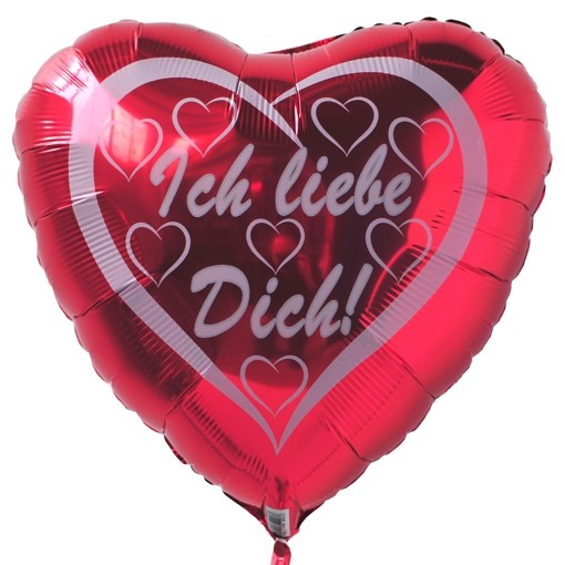 10 Stück Valentinstag Helium Folienballons Herz Schwarz Geschenk Überraschung 